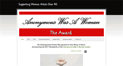 Desktop Screenshot of anonymouswasawoman.org